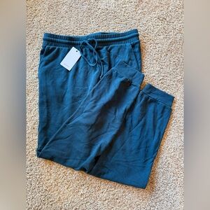 Women's Teal Drawstring Track Pants - Comfortable Everyday Joggers